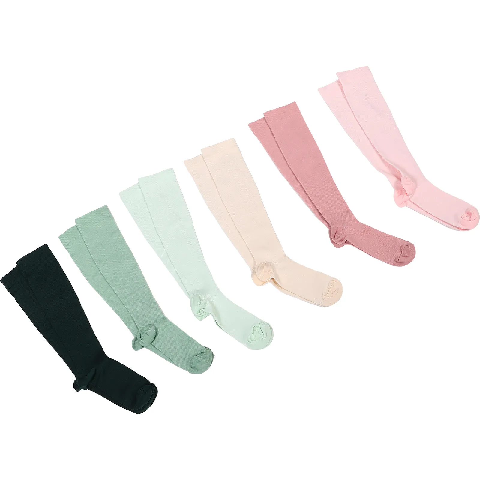 

6Pairs Compression Socks Professional Sports Spring Autumn Sweatwicking Breathable Support for Running Cycling Soccer Athletic