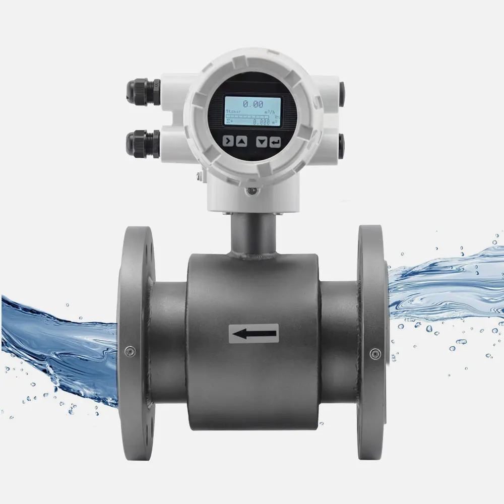 DN3-DN3000 Industrial Incorporate Type IOT Remote Electromagnetic Flow Meter with Display