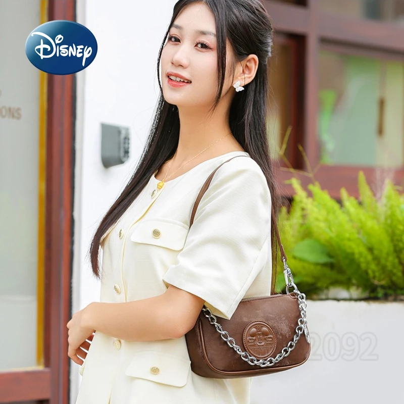 Disney Mickey New Women's Handbag Luxury Brand Original Fashion Women's Shoulder Bag Cartoon Casual Women's Bag High Quality
