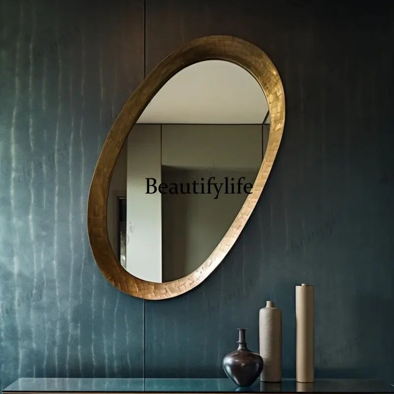 Vintage style bathroom mirror Alien ins bedroom, toilet, wall mounted decorative mirror