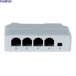 Gadinan 1 to 3 Port IP Port Transmission Extender IEEE802.3af for POE Switch NVR for IP Camera PoE Extender Passive Cascadable