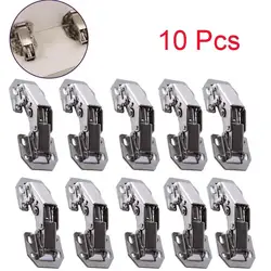 1-10PCS Cabinet Hinge 90 Degree 3/4in No-Drilling Hole Cupboard Door Hydraulic Hinges Soft Close With Screws Furniture Hardware
