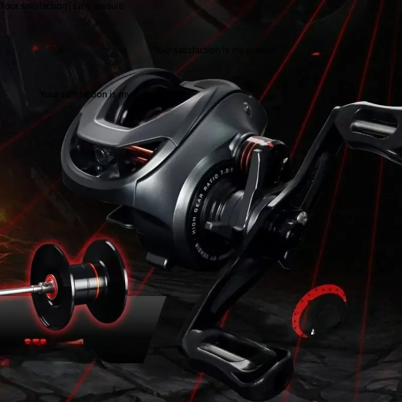 Cast X2 Baitcasting Reel 7.3:1 Hybrid Ceramic Bearing Carbon Fiber Washer Dual Bearing System N52 Brake Fishing Reels