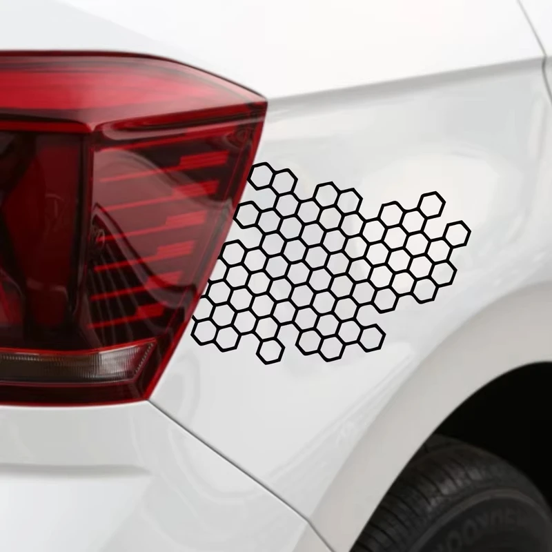 

Motorcycle Sticker Honeycomb Helmet Decals Car Window Refit Creative Body Open Style Decoration Bumper Tuning Headlamp Sticker