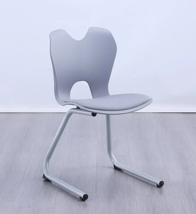 Multifunctional Plastic School Study Chair Strong Frame Stackable Student Chair for Dormitory Classroom Classroom