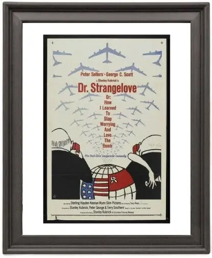 

Framed Poster Dr. Strangelove or How I Learned to Stop Picture Frame 16x12 inches Poster