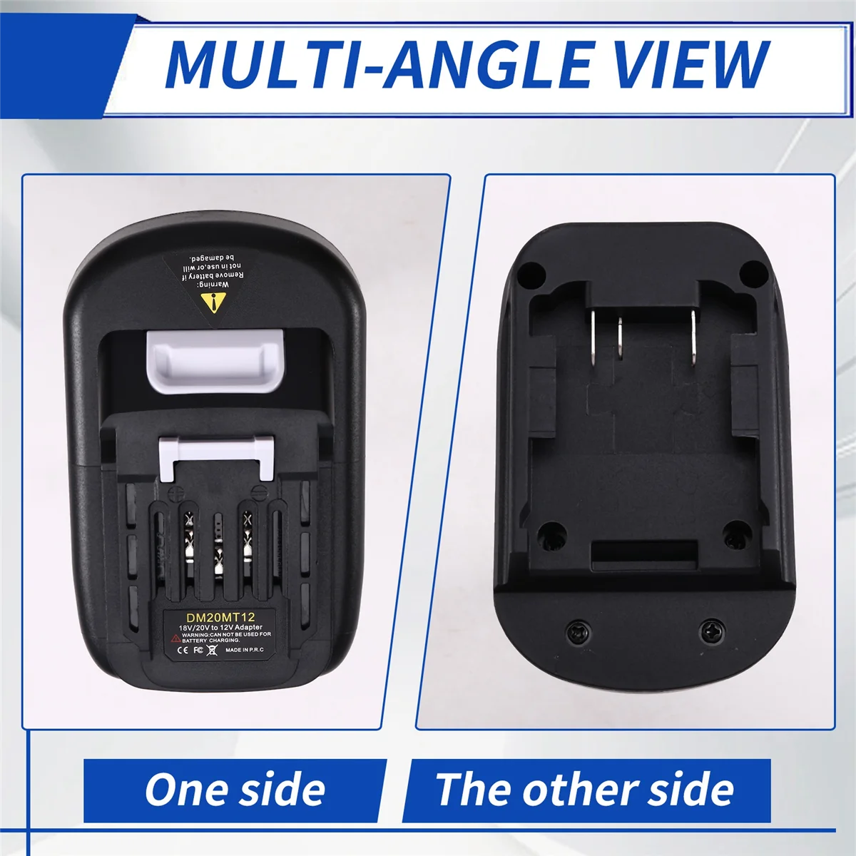 A002 Adapter for 18V for 20V Lithium-Ion Battery Convert to for 12V Lithium Battery Bl1016 Bl1020B view 4