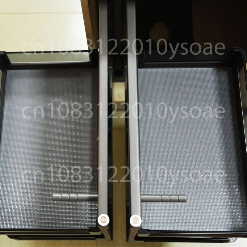 Full pull out corner cabinet monster pull basket, floor cabinet basket, multi-guide rail asket, installation does