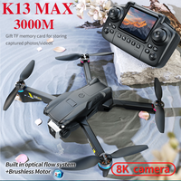 Professinal K13MAX RC Drone 8K HD Cameras WIFI FPV Height Hold Gesture Photography Foldable Quadcopter Screen Remote Control Toy