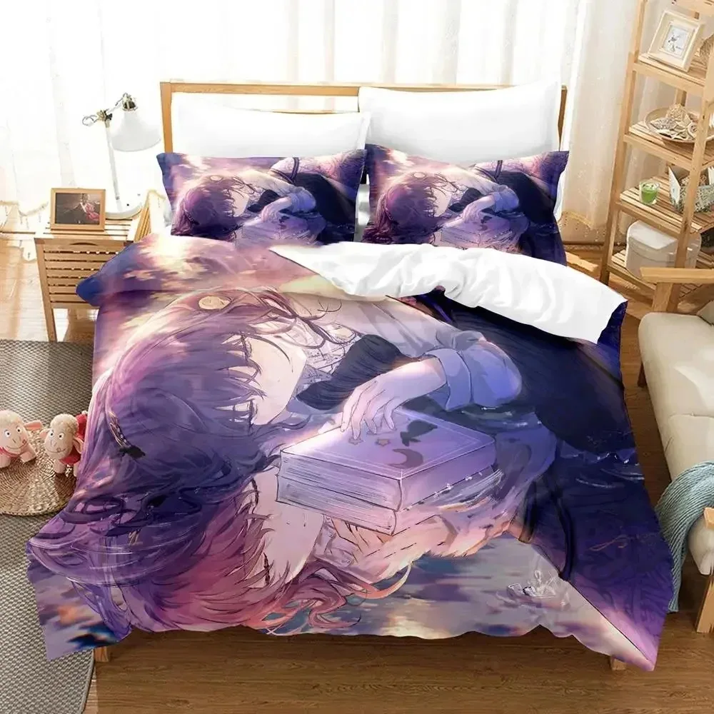 Anime Project Sekai COLORFUL STAGE Bedding Set Boys Girls Twin Queen Size Duvet Cover Pillowcase Bed Kids Adult Home Textiles