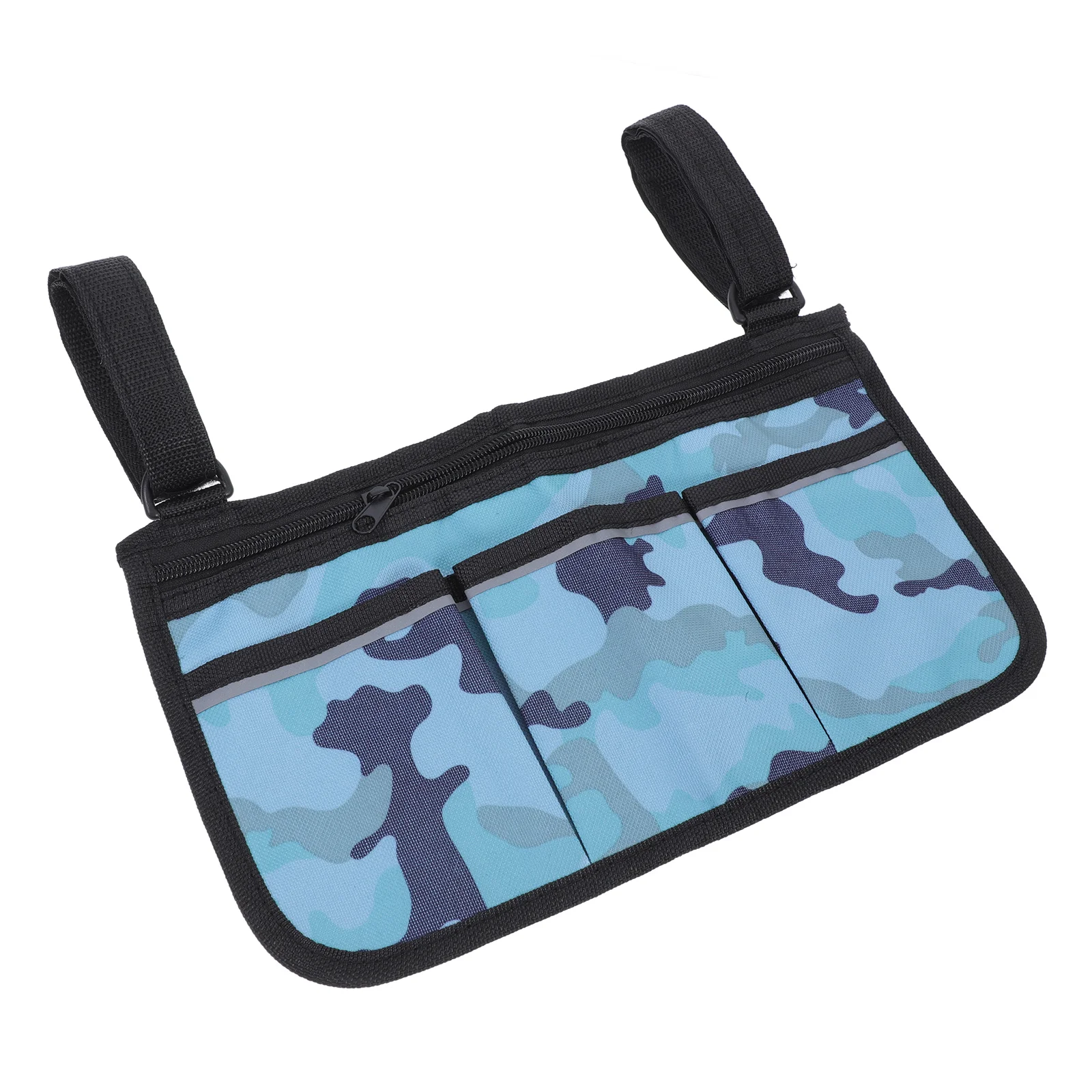 

Walker Side Storage Bag Heavy Duty Wheelchair Pouch Anti Wear Design for Easy Rolling Chairs and Mobility Aids