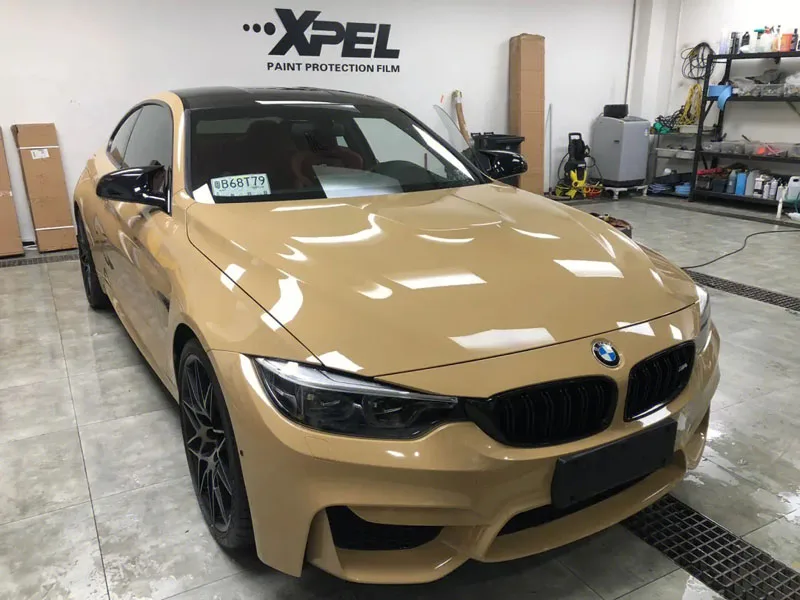 

High Glossy Sand Desert Yellow Vinyl Wrap Film Self Adhesive Decal Sticker Vehicle Car Wrapping Foil