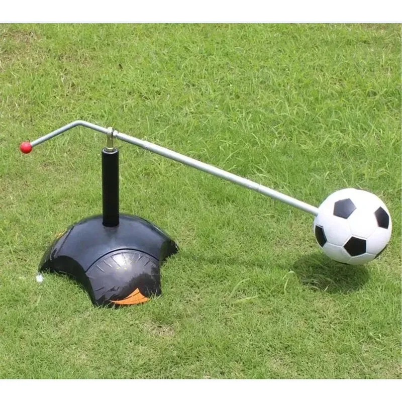 Children Soccer Training  Football  Ball Control Shoot Assistance Steel Set Rotate Exercise Equipment Tool