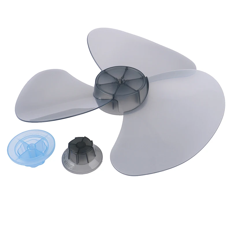 6/12/14/16 Inch Household Plastic Silence Fan Blade Three/Five Leaves With Nut Cover For Pedestal Fan Accessories