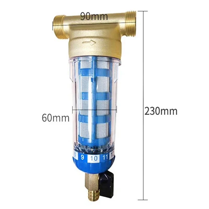 

New Stainless Steel Kitchen Tap Water Purifier Household Filter Filter Screen Easy to Install Water Filter