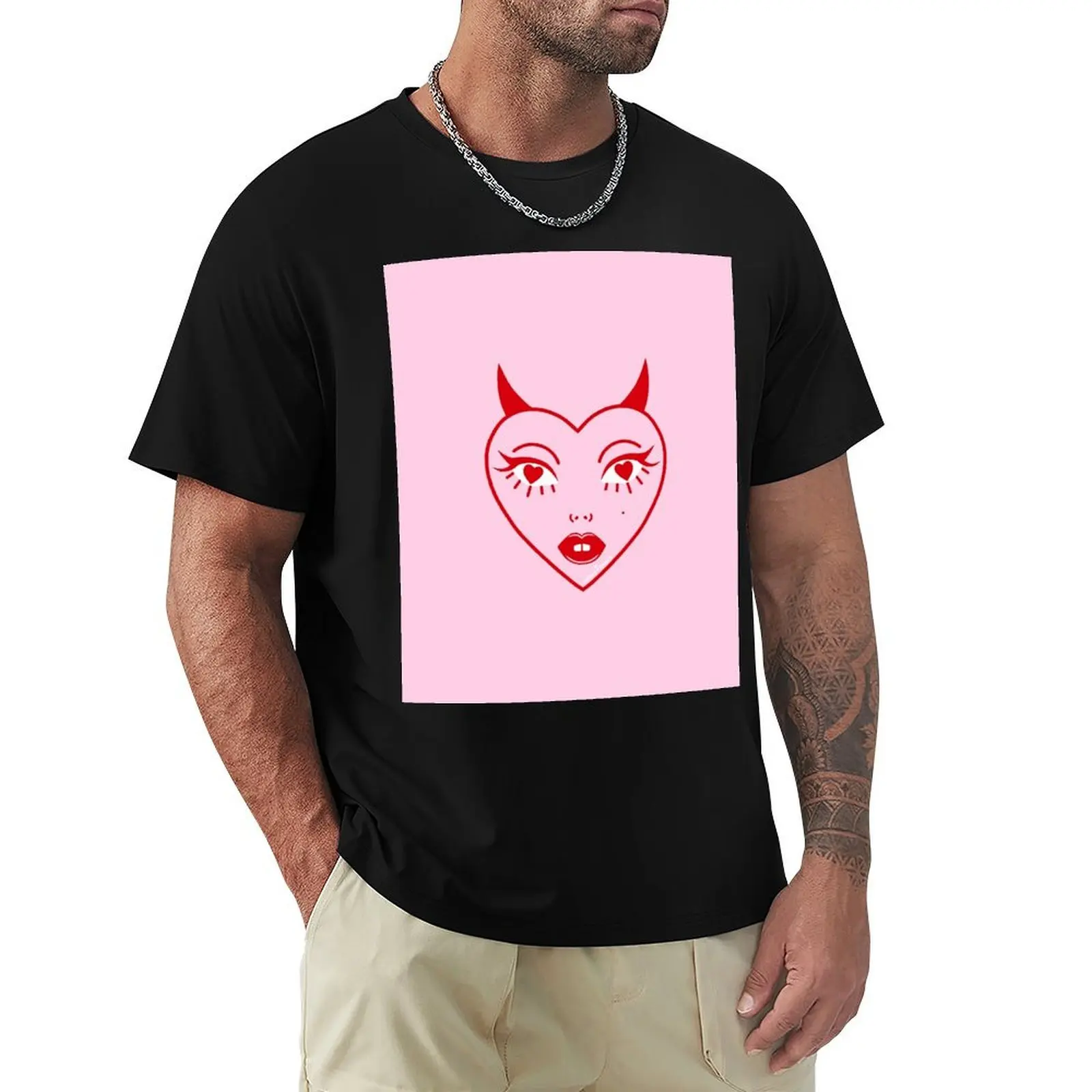 

Diabla Face T-Shirt summer shirt street wear t shirts men