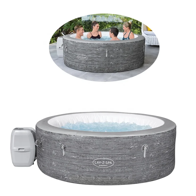 

Best 60179 Portable Spa Pool Foldable Hot Tubs Round Inflatable Spa Tub