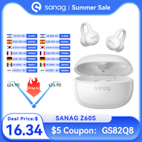 Sanag Z60S Ear Clip OWS Earphones HiFi Sound Open Ear Earbud Audífonos Bluetooth Wireless Headphones Flash-sale Chioce Headset