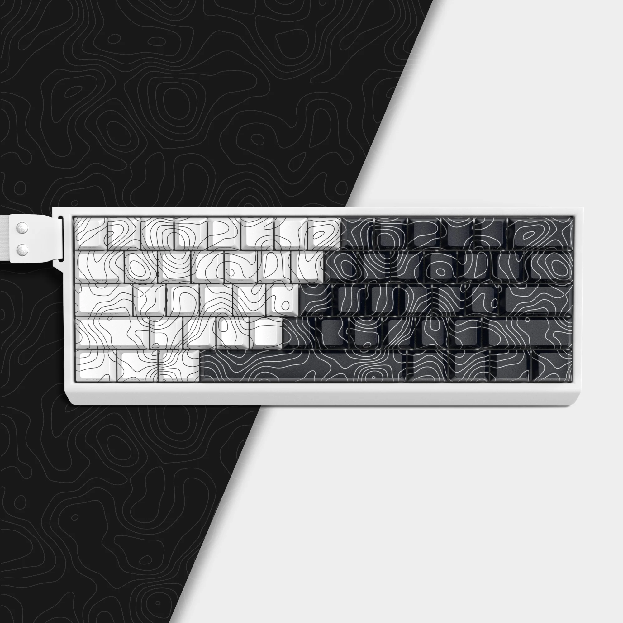 131 teclas blanco negro impresión lateral topográfica 5 lados Dye-Sub PBT Keycap retroiluminado cereza perfil tapa de tecla para teclado mecánico