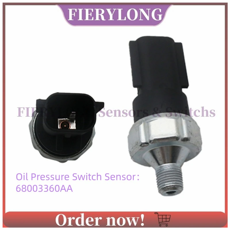 68003360AA Engine Oil Pressure Sensor Switch For Dodge Avenger Caliber Journey 5033317AB 05033317AC 5033317AC Car Accessories