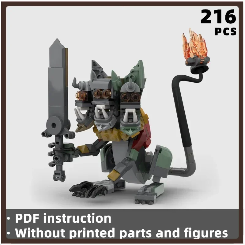 

Популярные игры в жанре Souls-like: конструктор для постройки монстров, кольцевые блоки, строительные блоки, продукт MOC для фанатов, геймеров, детей, подарок из кубиков