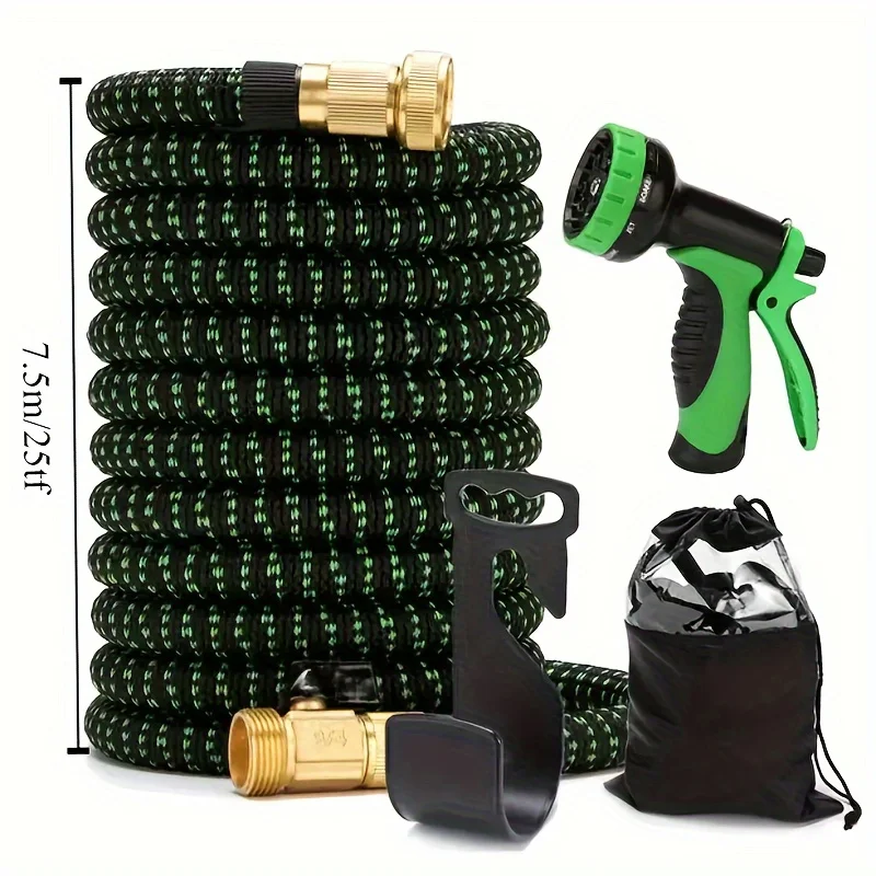 1 roll, garden hose set 3/4 expandable magic flexible garden hose high pressure car wash hose pipe