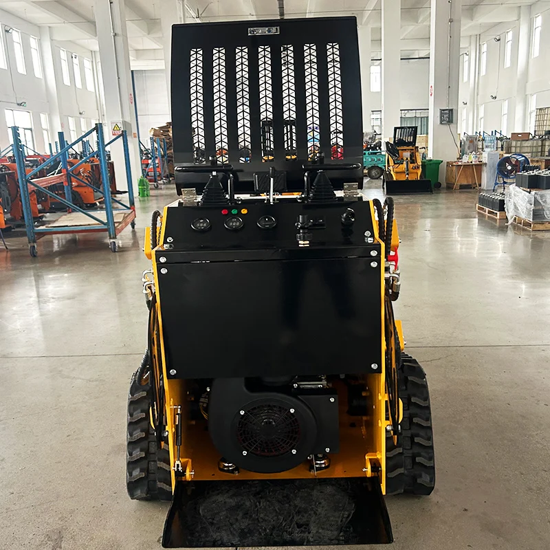 Customized CE/EPA/Euro5 Crawler Front End Skid Steer Loader Diesel Hydraulic Mini Skid Steer Loader