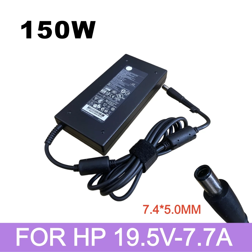 Cargador de fuente de alimentación de 150W, 19,5 V, 7,7a para HP TouchSmart 520-1030 610-1030y, PC de escritorio QP790AA 677763-002 HSTNN-CA27 Envy 20-d011