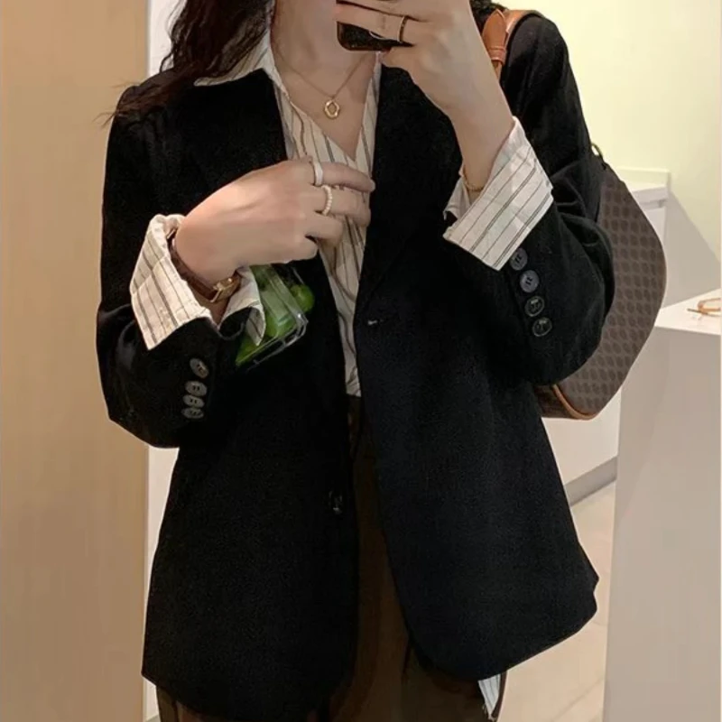 Loose Outerwears Elegant On Promotion Jacket Youthful Clothes Short Coats for Women 2025 New In Bring Sale Crop Blazer Woman