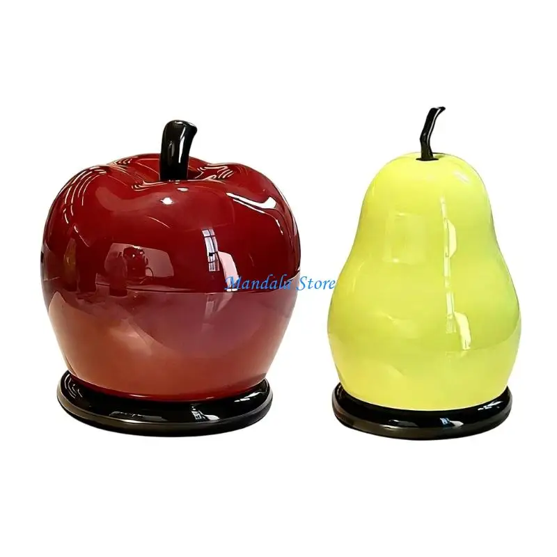 

U2JC Elegant Toothpick Box with Lid Practical Toothpick Organizers Decoration Fruit Toothpick Holder for Living Room