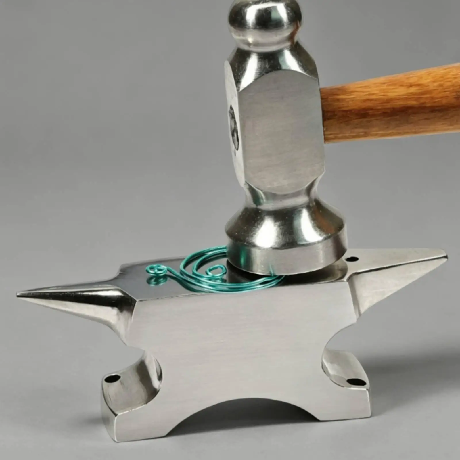 Jewelry Anvil Metal Bench Block Round Shaping Tool for Small Batch Jewelry Making and Precious Metal Work