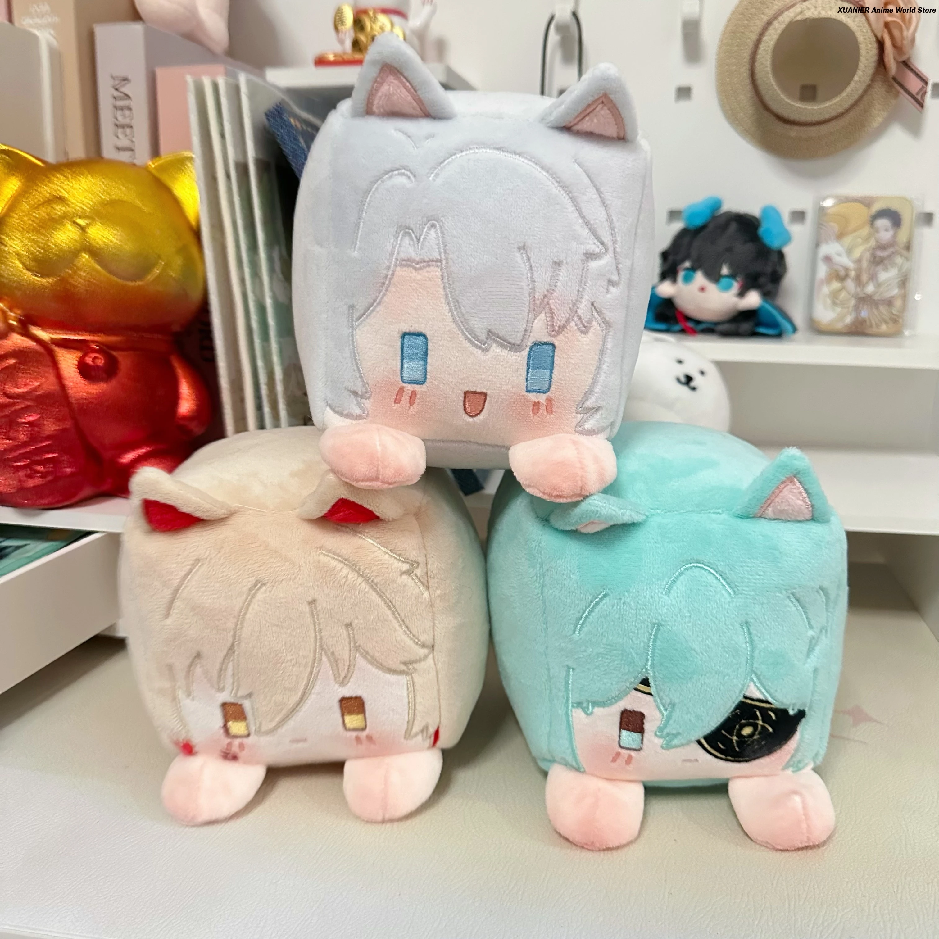 

Anime Honkai：Star Rail Wanderer Mydei Phainon Kafka Sparxie Cute Square Q Version Dango Present Mascot Pillow Birthday Gift