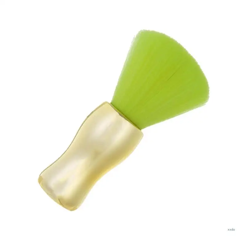 Fluorescent Green Portable Beard Brush Gentle on Skin Replaceable Head for Men's Grooming Styling Accessory