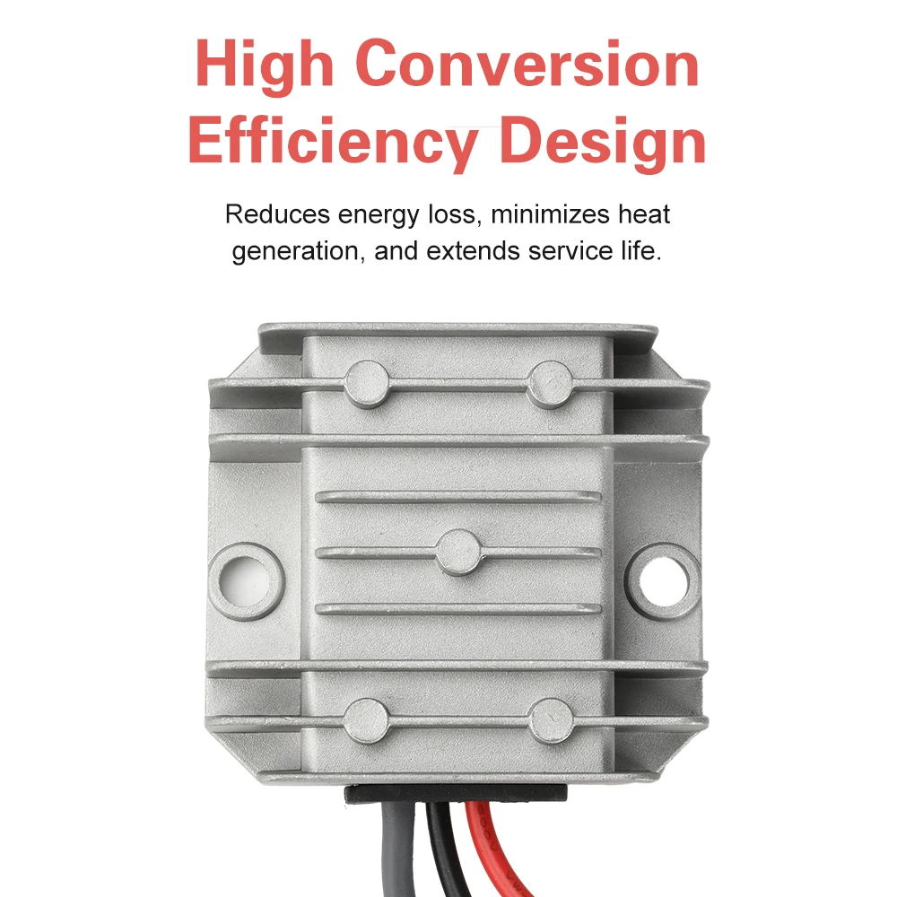 DC 9-28V para DC 30V Step Up Converter IP68 à prova d'água DC para DC Boost Module 3.5A Fonte de alimentação de alta eficiência