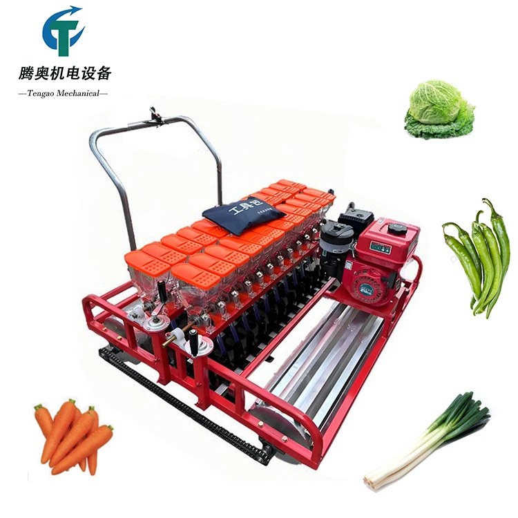 8-20 Rows High Precision Vegetable Planting Machine Automatic Onion Carrot Seeds Cabbage Spinach Lettuce Radish Rapeseed Seeder