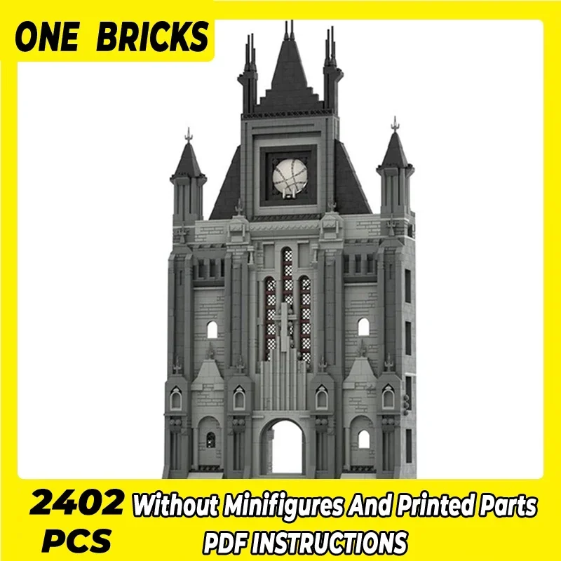 Moc Building Bricks Famous Games Model Gothic College Technology Modular Block Holiday Gifts Toys For Children DIY Sets Assembly