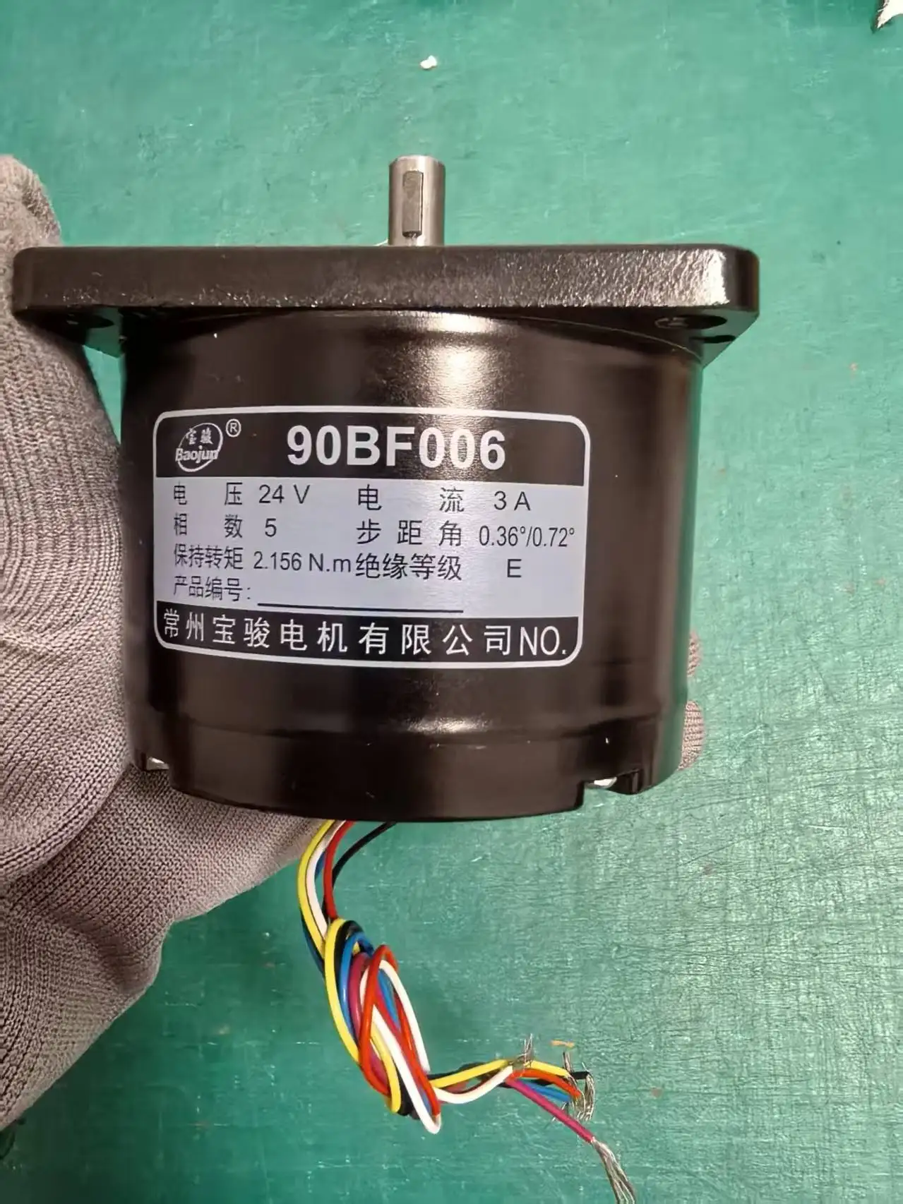 

Шаговый двигатель EDM, 90BF006, с 6 проводами, 5 фаз, 24 В/36 В, применяется для станка для резки проволоки