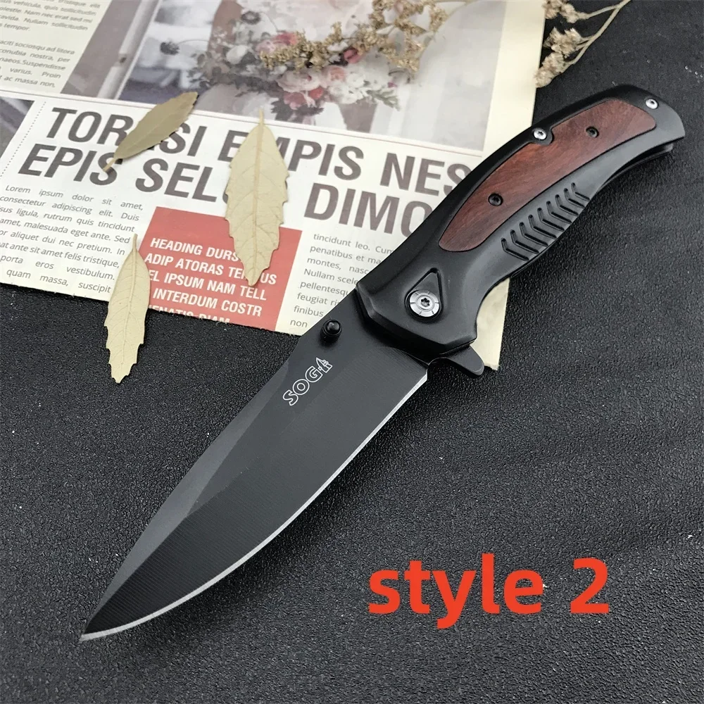 TAC XR Blackout Flipper Folding Pocket Knife D2 Blade G10 Handles Self-defense Utility Tactical Knives Outdoor EDC Multitool