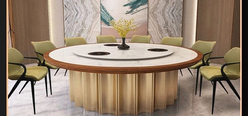 Induction Cooker Big Round Table 1.3-5 Hotel Clubhouse Restaurant Villa