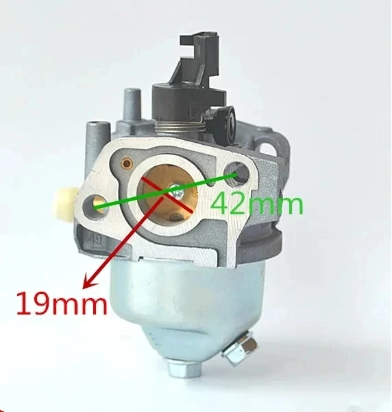 1P70F Carburetor no choke 19mm fits 1P70 1P75F 1P75 for LONCINs 196CC engine motor lawn mower carburettor carby parts