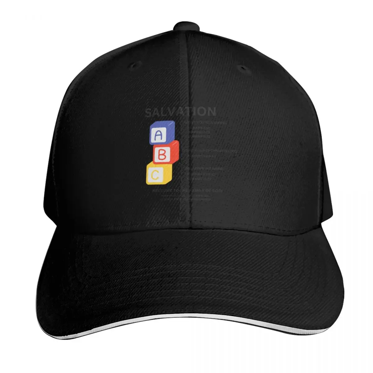Romans Road to salvation Baseball Cap Strapback Dad Hat Six Panel Structured Crown Sun Protection UPF 50+