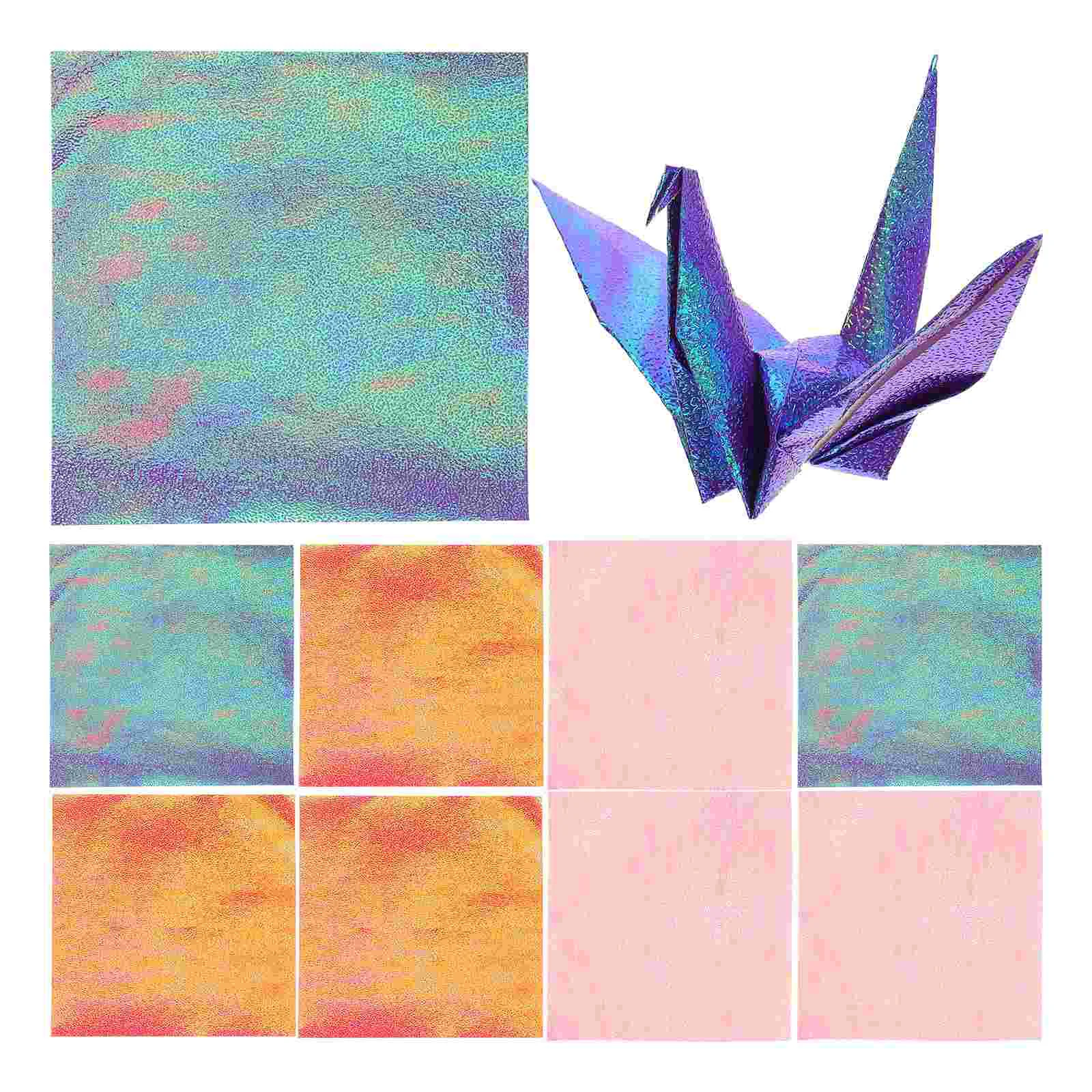 12 Sheets Vivid Colors Glitter igami Paper Square Sheets for Crafts Projects School Children Adult Gift Fold Paper igami