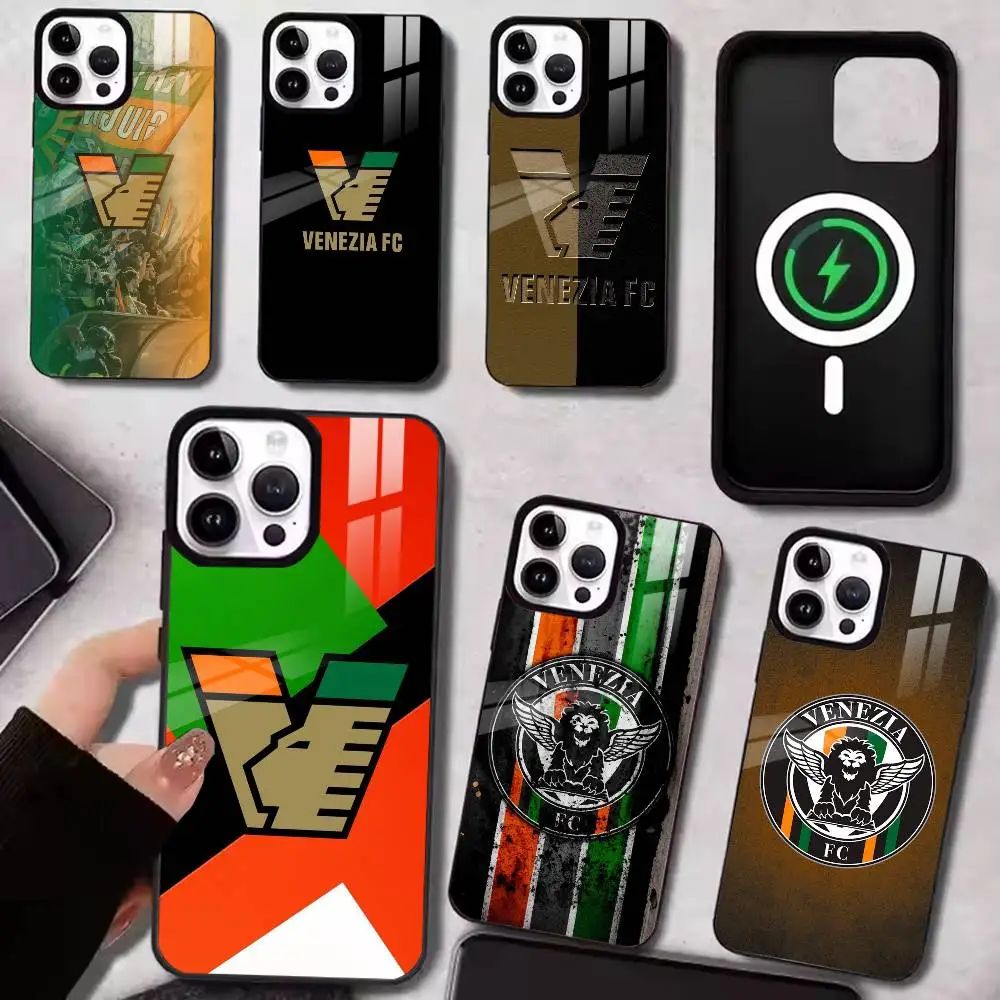 

Venezia F-C Retro Logo Phone Case For iPhone Magnetic 15,16,17,14,13,12,11 Plus,Pro with Wireless Charging