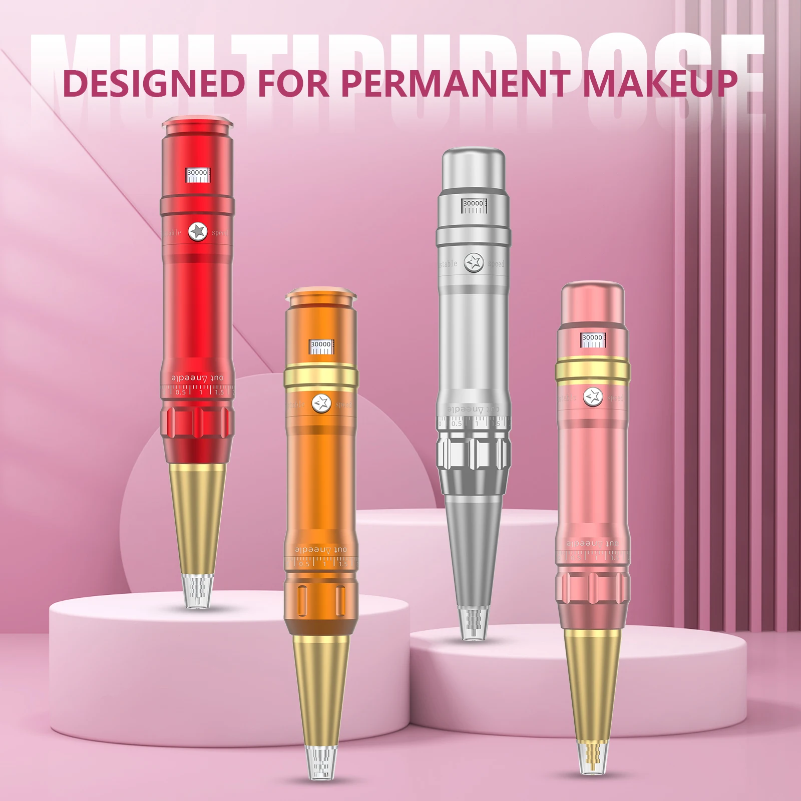 

DQFART Wireless PMU Machine Tattoo Machine for Permanent Makeup Eyebrow Microblading Eyeliner Lip Professional Tattoo Supplies