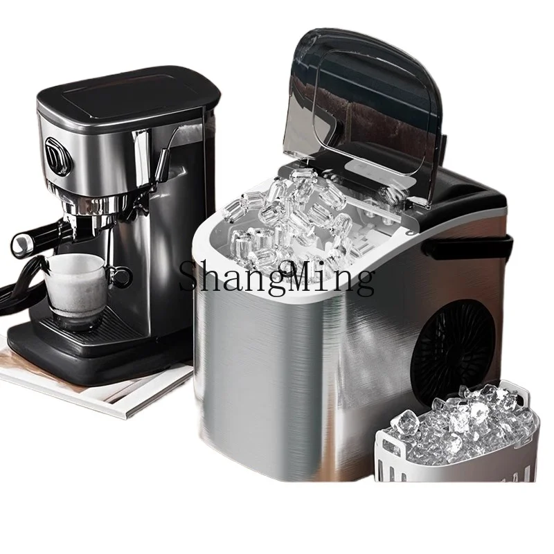 

ZYY Household Small Automatic Ice Maker Mini Portable Solid Ice Cube Maker