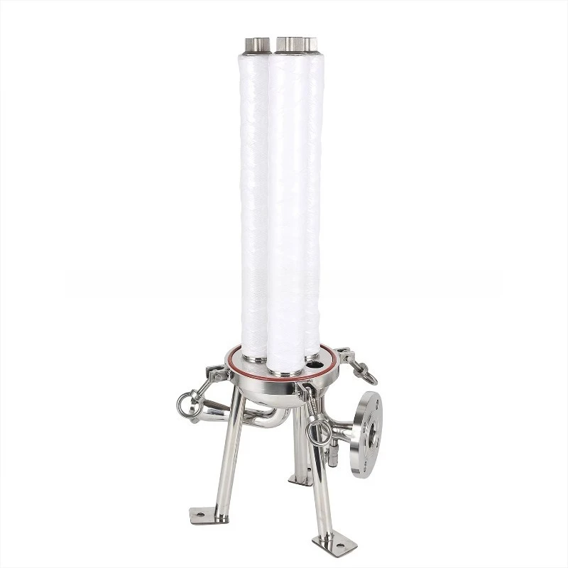 Stainless steel 0.2 micron microporous PTFE nylon PP three-core microfiltration membrane filter