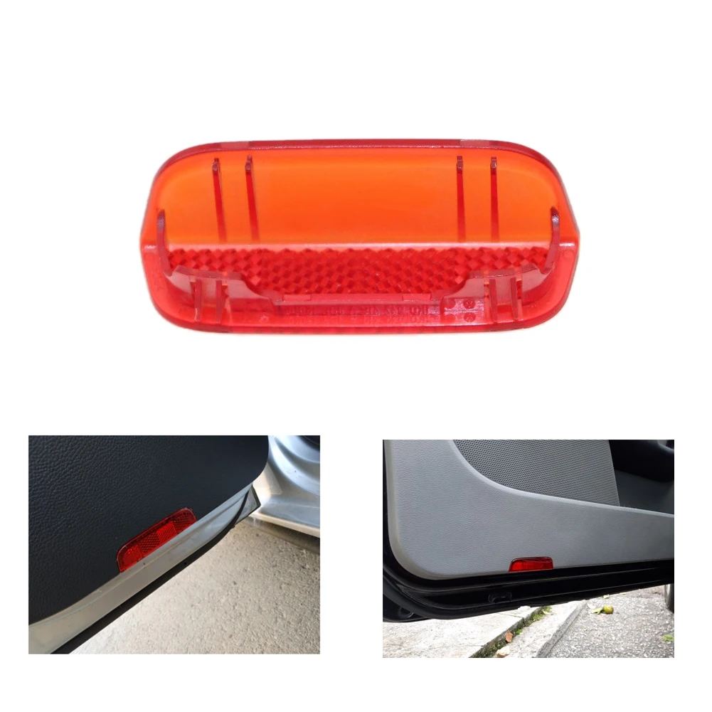 2Pc Interior Door Panel Light Lamp Lense Reflector Red 1KD947419 Fit for Passat B6 B7 CC Jetta MK5 MK6 Golf MK6