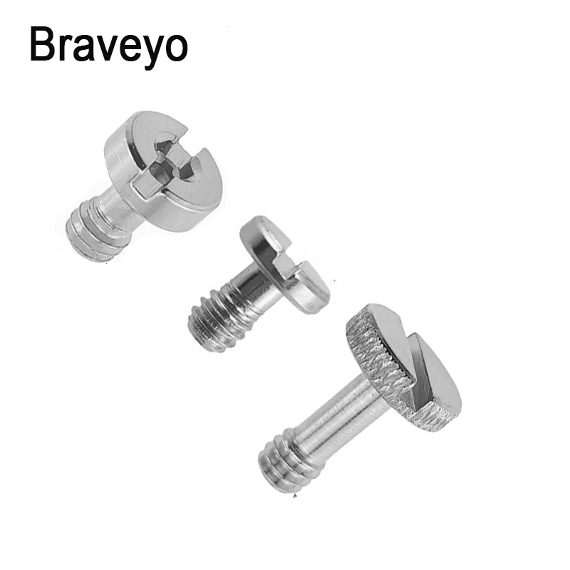 1/4 3/8 inch Camera Screw Quick Release Screw Dslr plate Fix Screw Tripod Ballhead Mount Adapte Photography Accessories