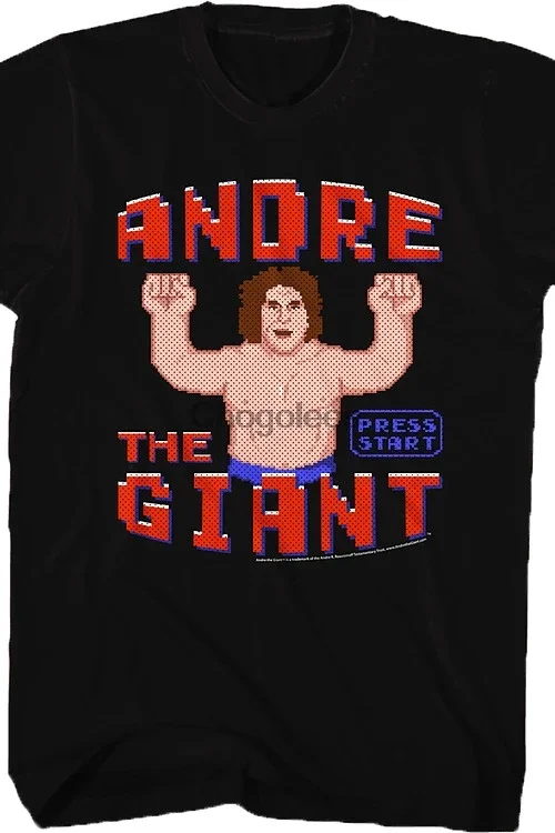 

A 0806035 Футболка Andre The Giant для видеоигр, все размеры от S до 3XL