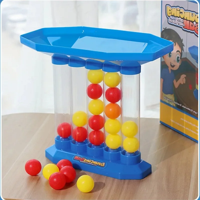 Bouncing Balls Board Game Desktop Toys Parent-Child Interactive Throwing Ball Toys for Kids Family Party Desktop Bouncing